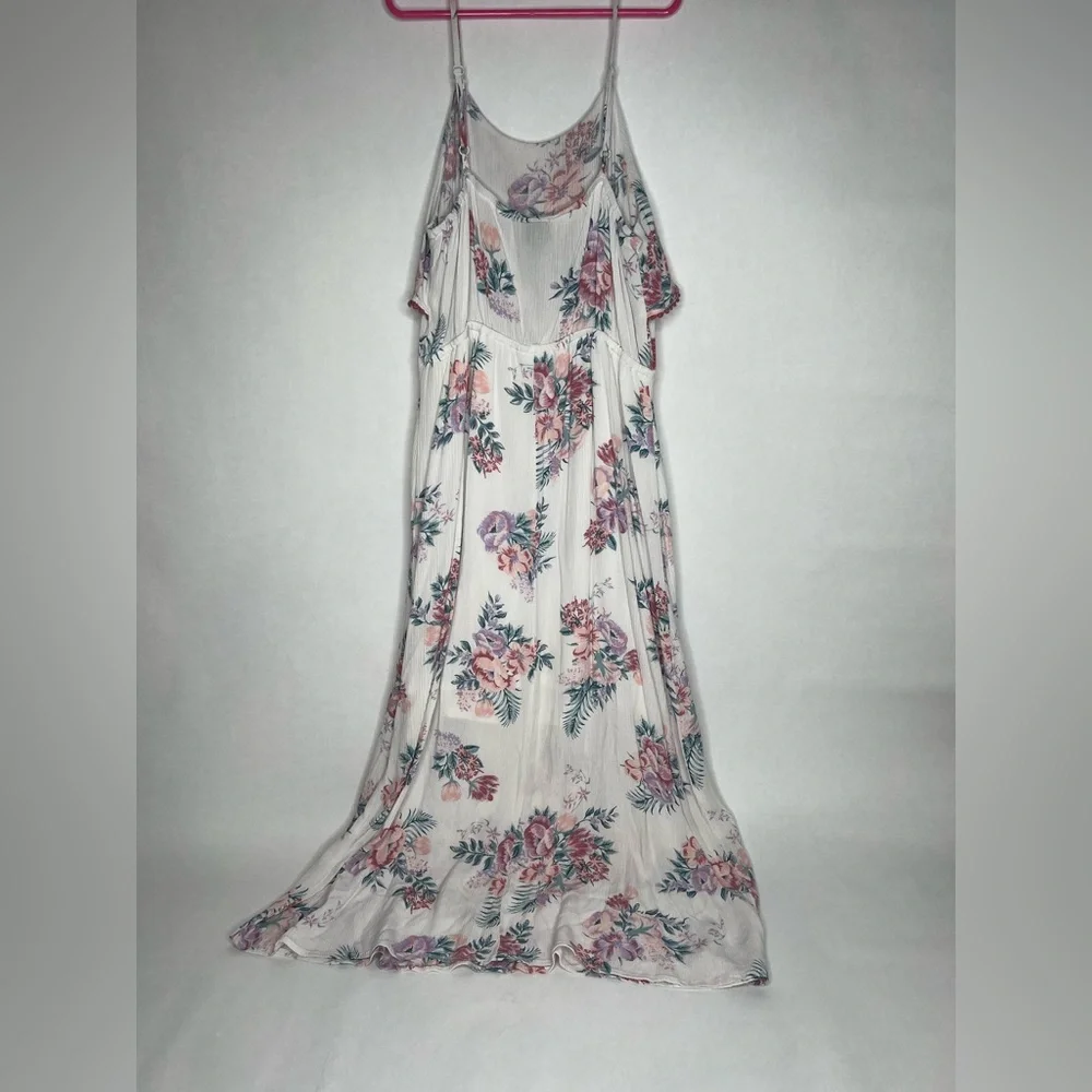 Art Class™ Wedding Wear Sundress Adjustable Strap Off-White‎ Floral  L (10-12)